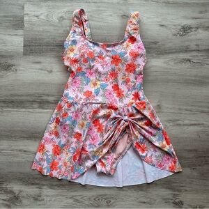 Cupshe Tropical Floral Swimwear One Piece Medium